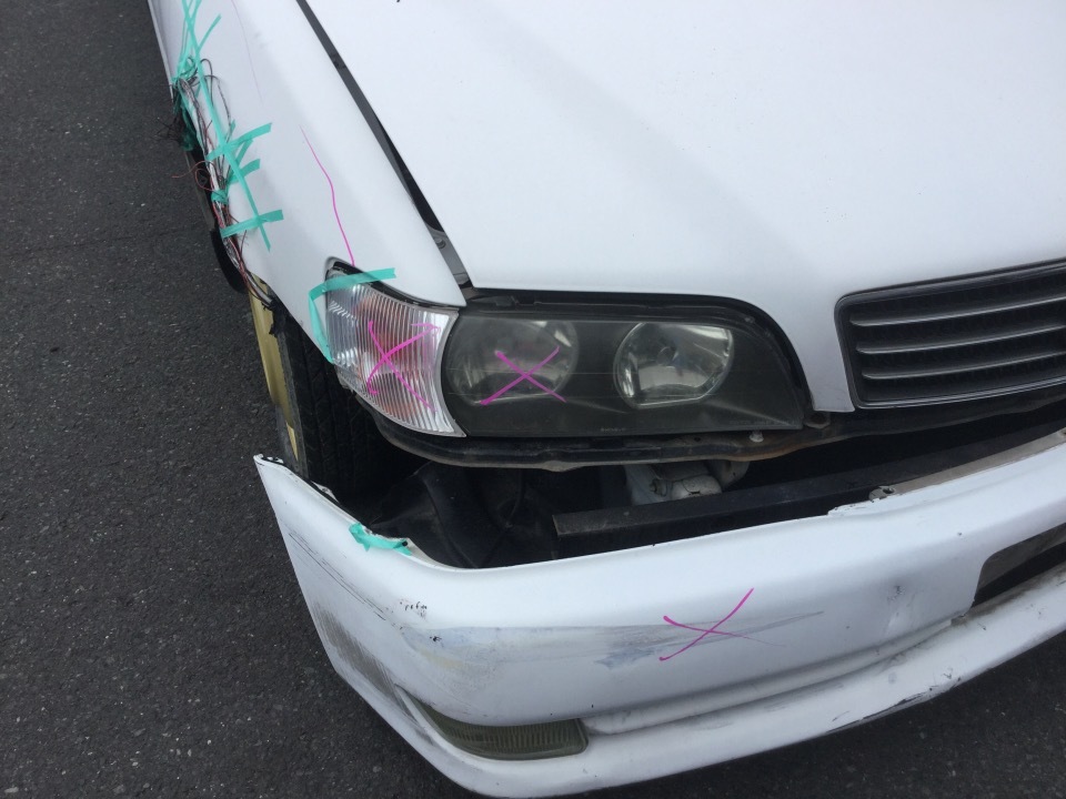 ２点おまとめ トヨタ クレスタ GX100 (057) ボンネット フードパネル 68197