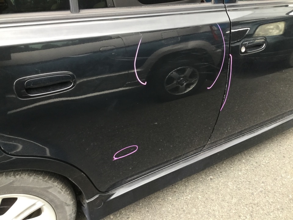 TOYOTA bB NCP31 バックドアノブ アウタードアハンドル交換（トヨタ bB