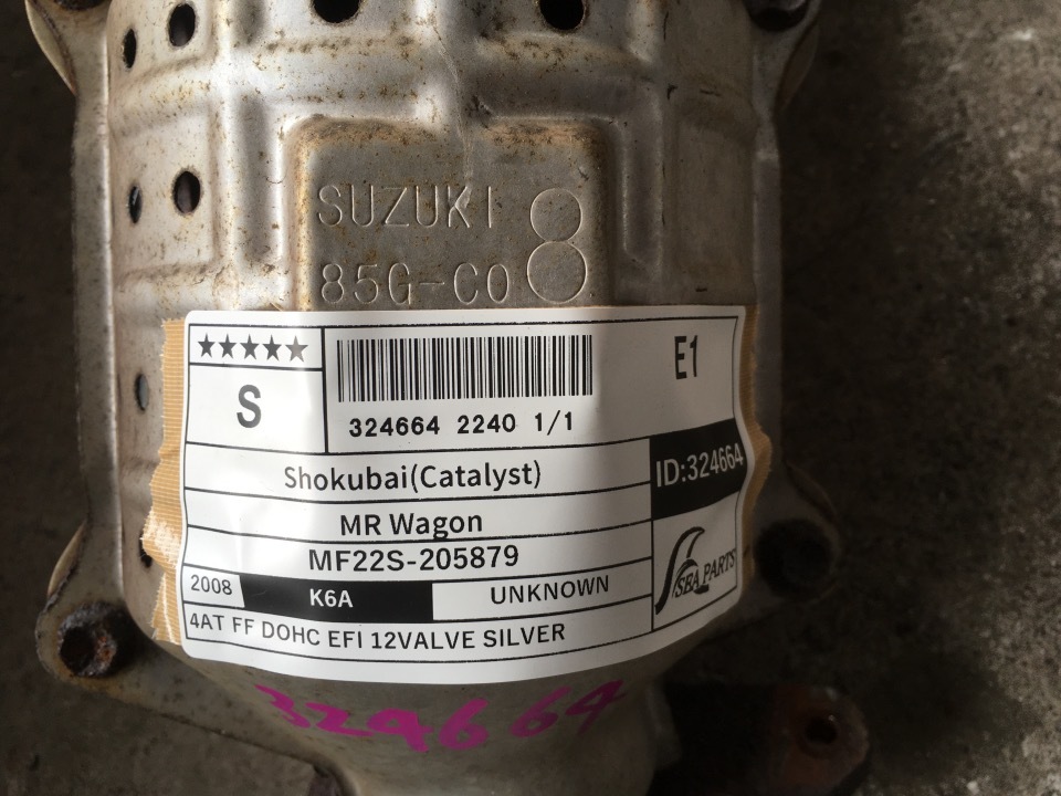 スズキ MRワゴン 触媒 MG21 MRワゴン ターボ 触媒 ターボ交換（スズキ