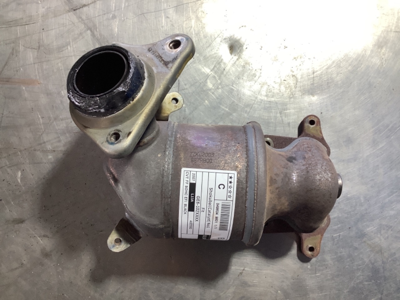 ホンダ 触媒 フィット DBA-GE6 キャタライザー 公式通販 フイット