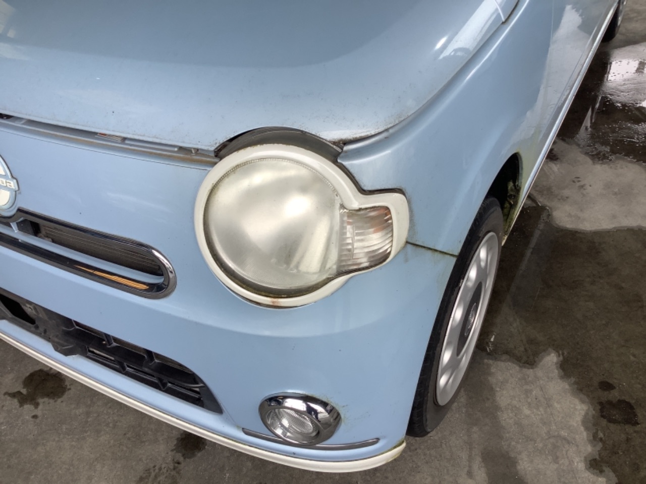 ダイハツムーブラテ車検32年6月部品取り相当 ダイハツ ミラ 車検 足回り異音 ドライブシャフトブーツ・アウター交換