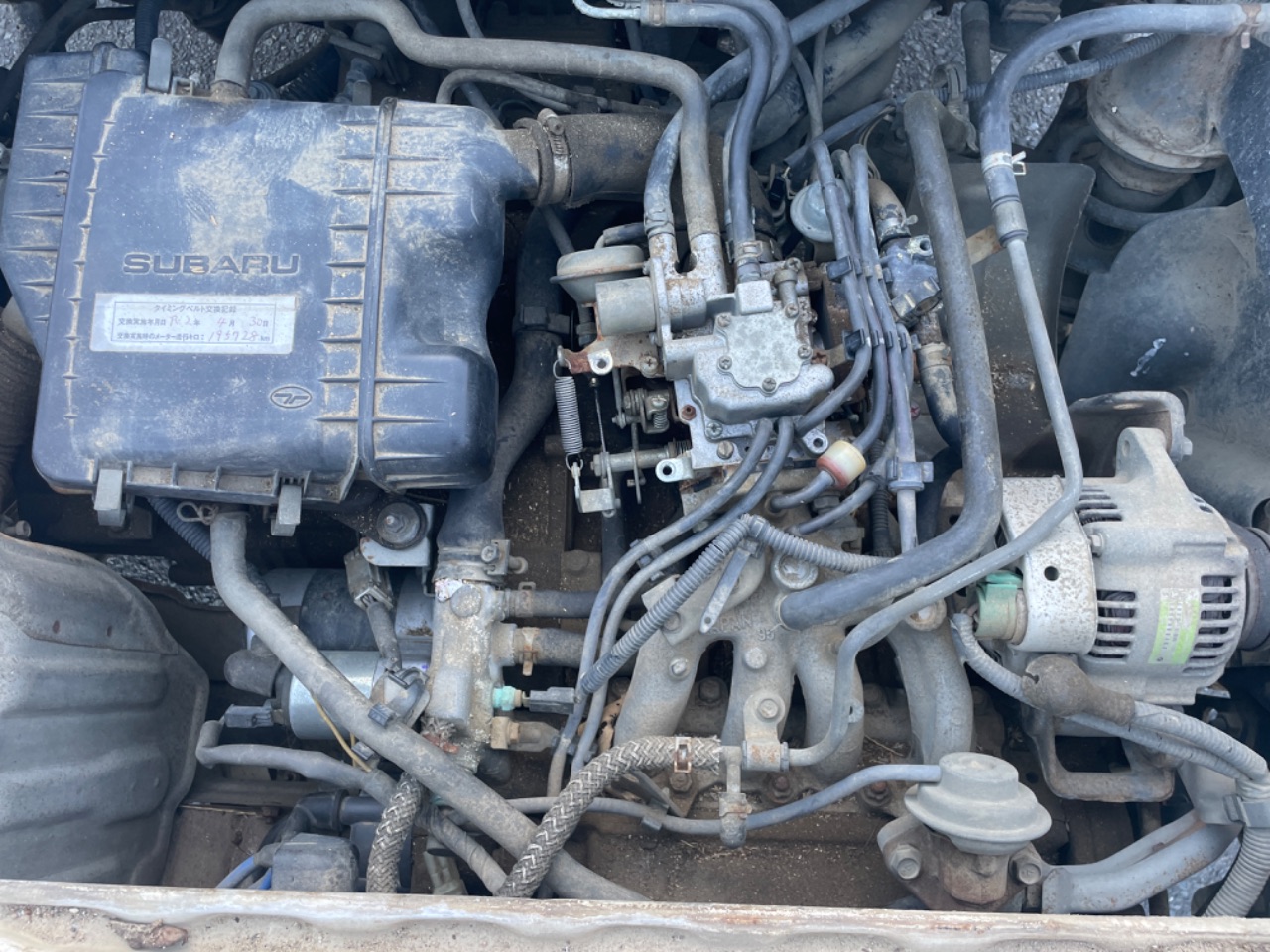 エテルナ E34A エンジンASSY LX 4D65ND4169 B96（サンバー TV2  