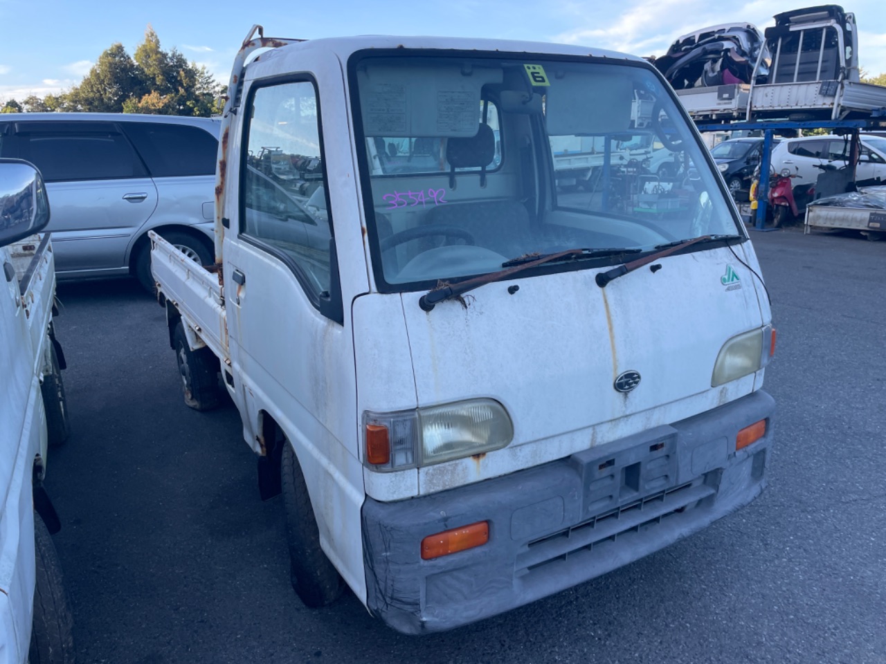 サンバートラック　部品取り車 部品取車・スバル サンバートラック 部品取車・ご成約・明鈑金塗装