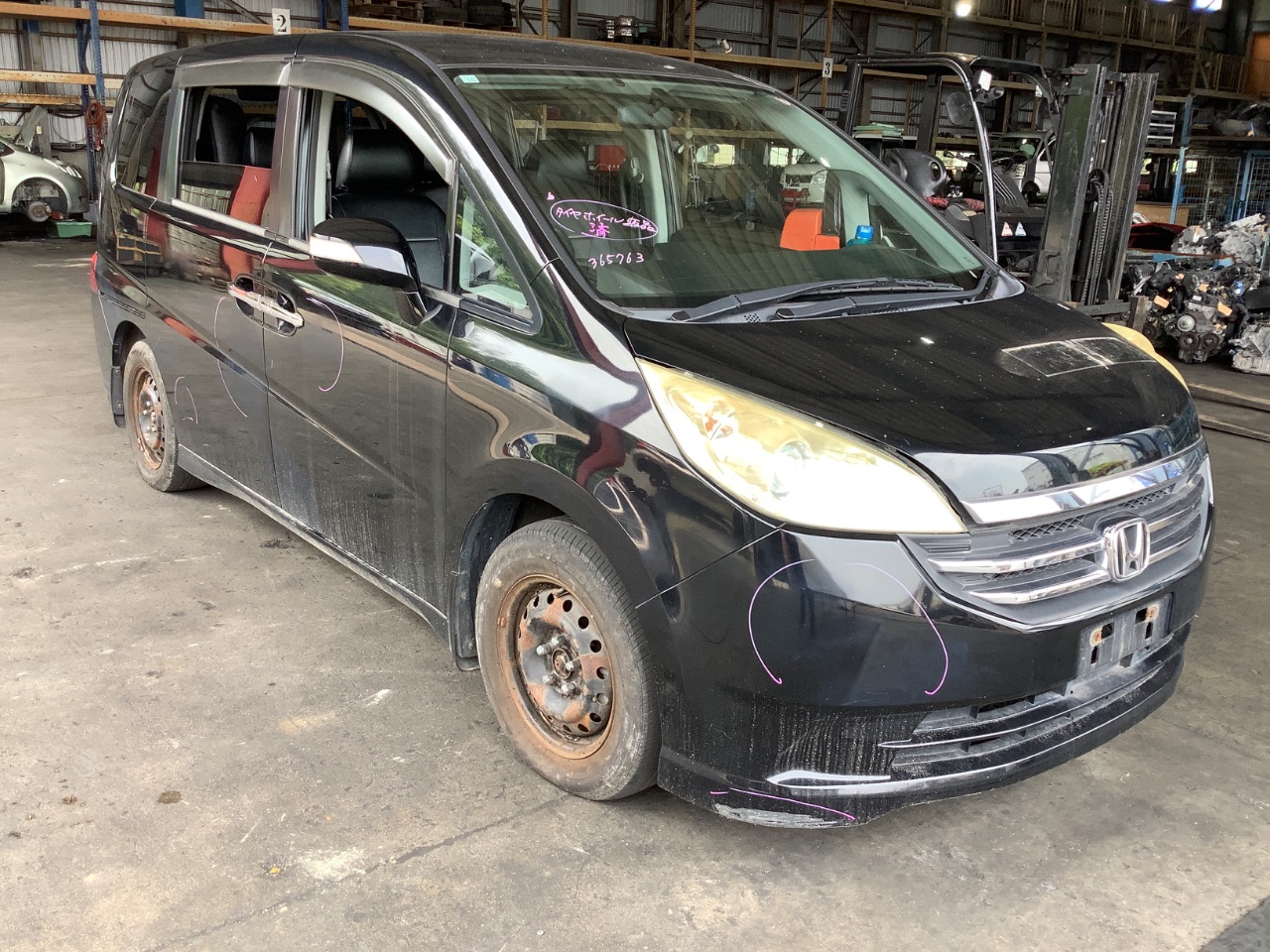 ステップワゴン RG1 フロントストラット右 K20A 10167