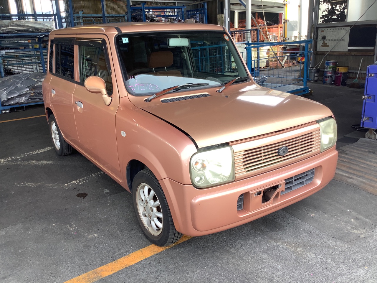 アルトラパン スズキ UA-HE21S 14年式 Ｆバンパー Z2S №87921 ラパン he21sフロントバンパーの通販