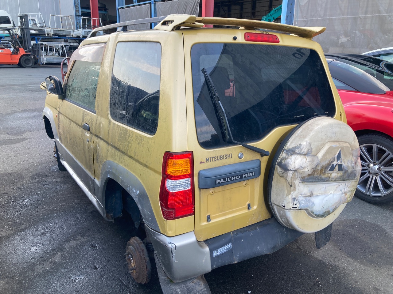 パジェロミニ　不動車　部品取り ミツビシ パジェロミニ | リサイクルパーツ鈑金修理専門店